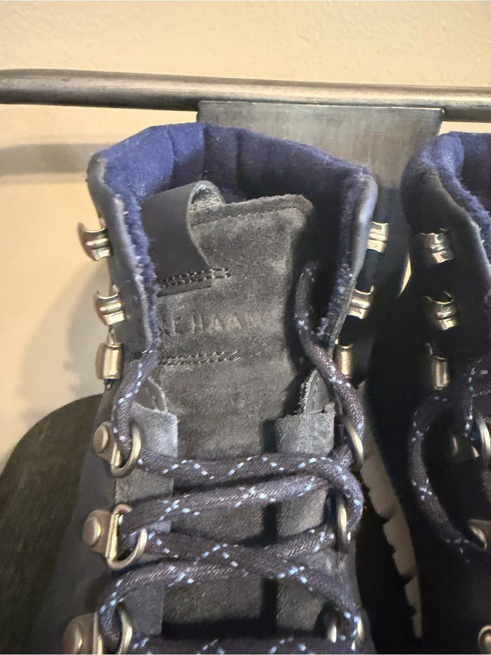 Cole Haan ZerøGrand Navy Hiker Boots 9W